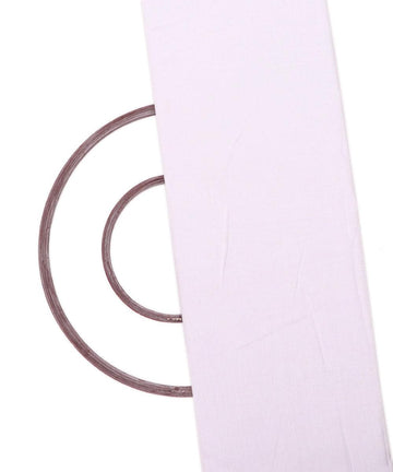 White Colour Plain Dupion Silk Fabric